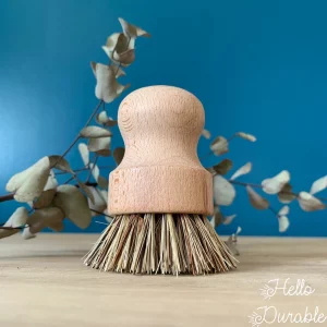 Brosse vaisselle en bois de hêtre et fibre coco
