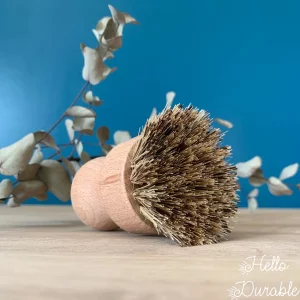Brosse vaisselle en bois de hêtre et fibre coco